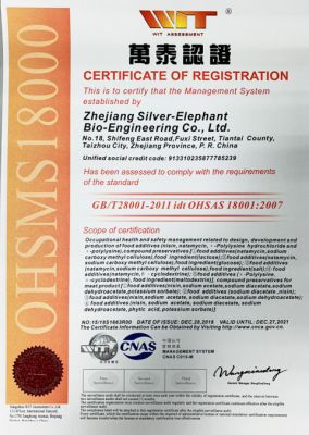 ISO certificates18001